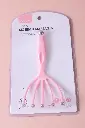 Five-claw and six-bead massager-pink