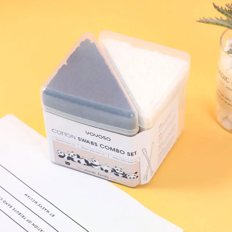 600pcs cotton swabs combo set (400pcs wh