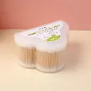 Bamboo cotton swab with cloud shaped box