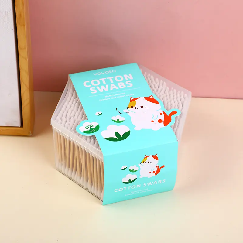 Multi-functional bamboo stick cotton swa