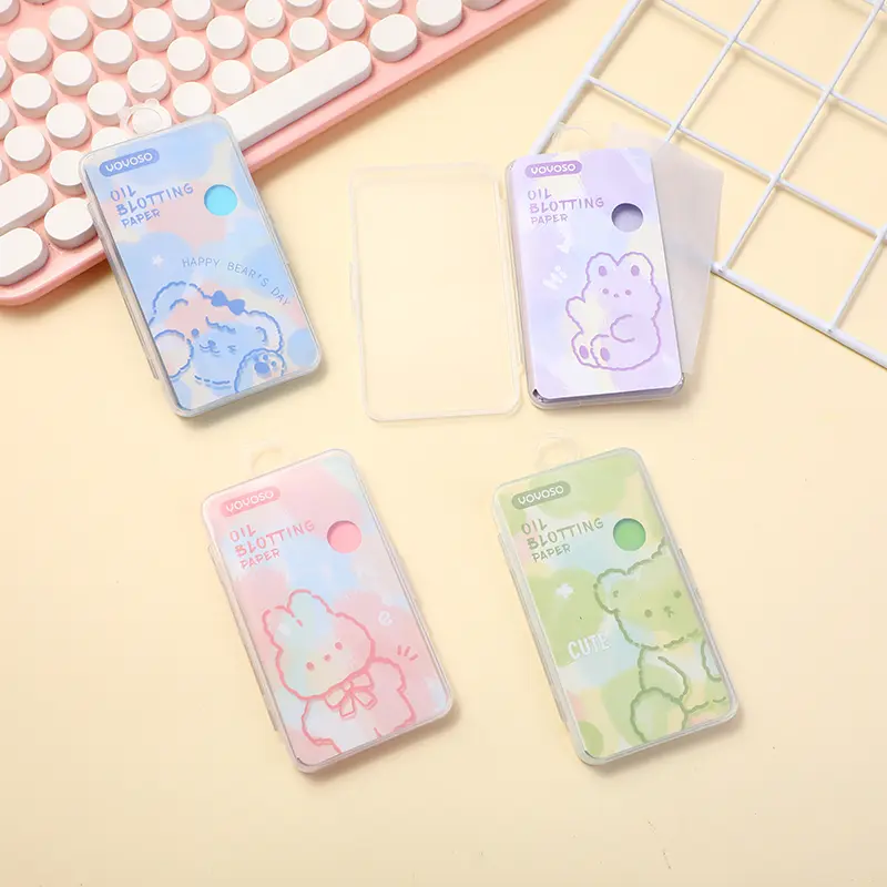 Cartoon series PP box oil blotting paper