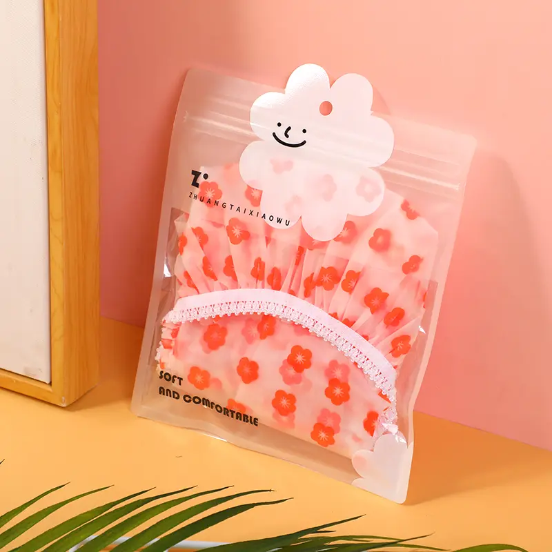 Cartoon printed shower cap