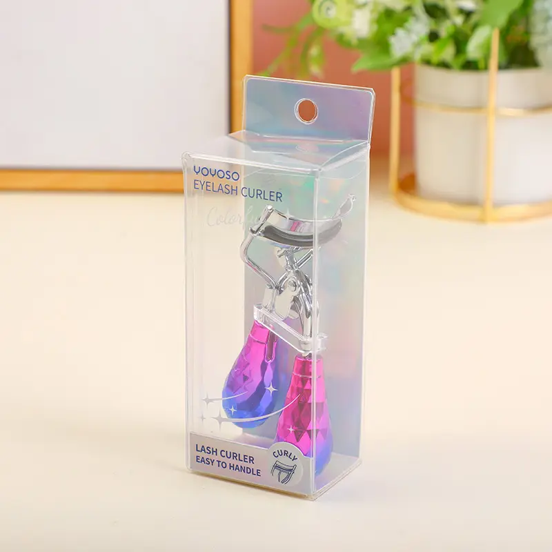 Colorful electroplated eyelash curler wi