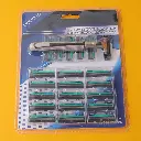 2-layer stainless steel men's razor with