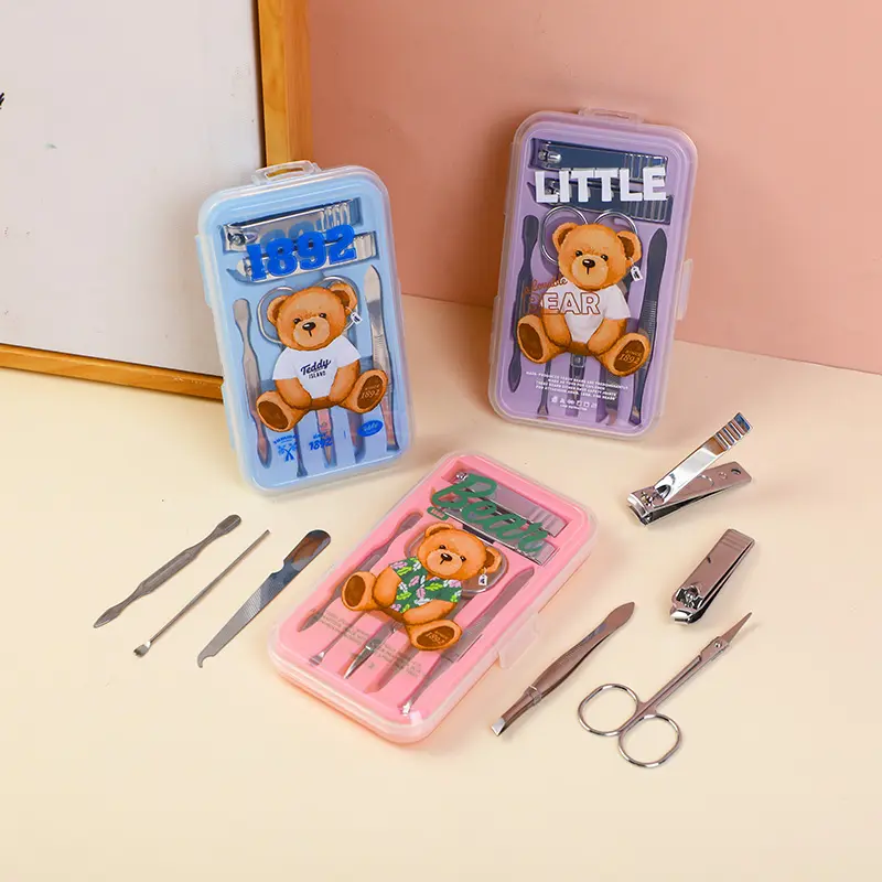 TEDDY ISLAND series manicure seven-piece