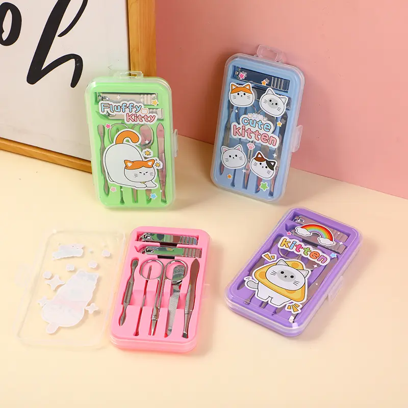 Kitten tea party nail clippers seven pie