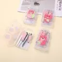 Strawberry bear series silicone seven-pi