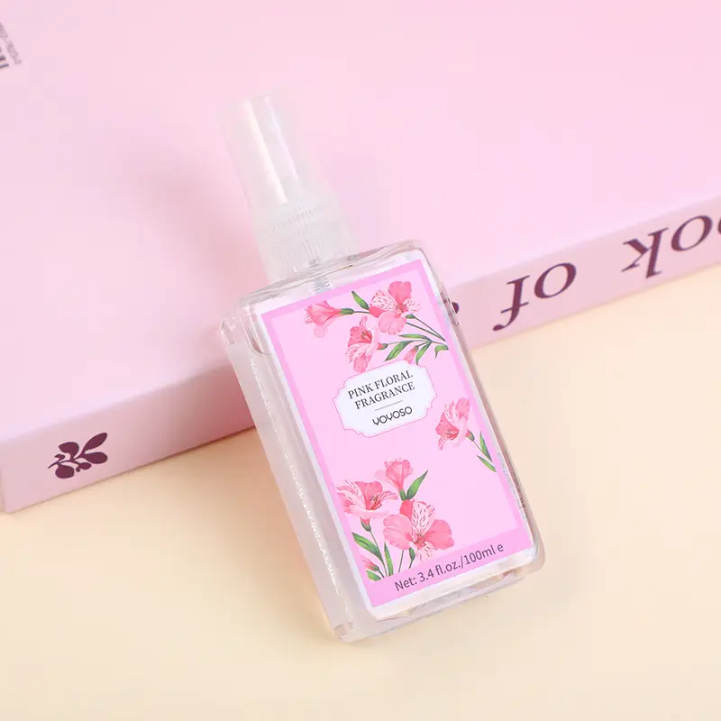 Pink floral fragrance body mist 100ml