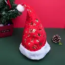 Snowflake Christmas Hats 2PCS (Gold)