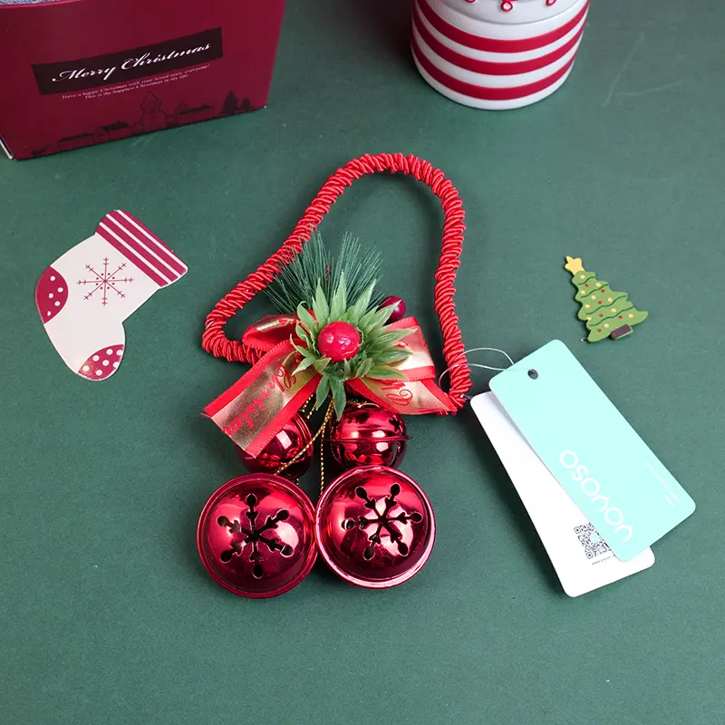 Christmas bell ornament