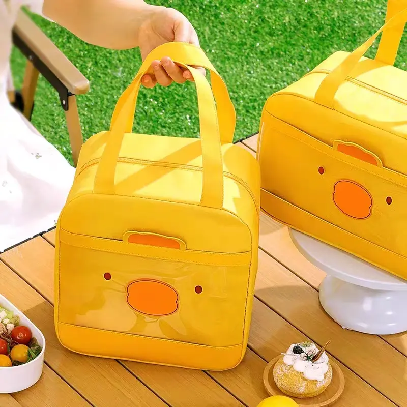 Cute duck lunch bag-yellow