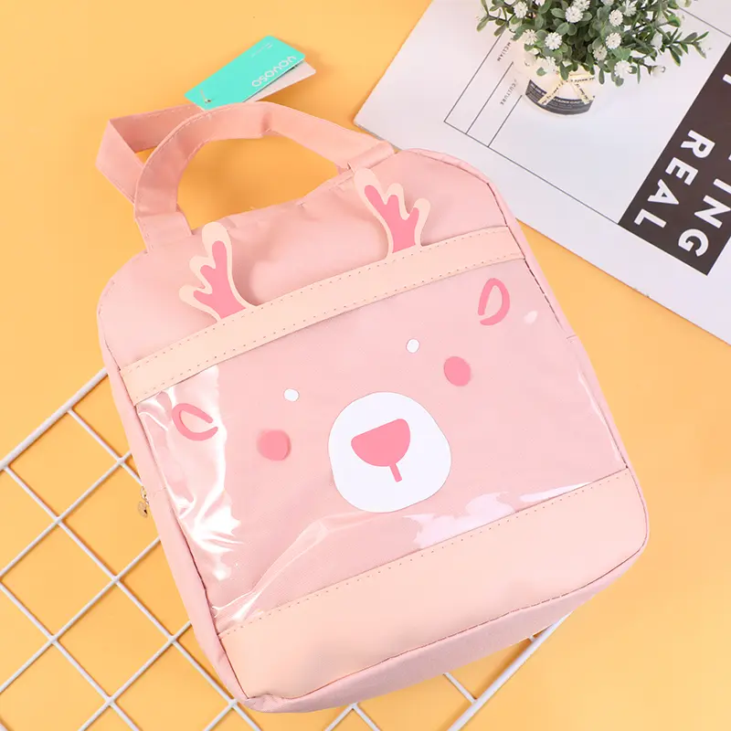 Deer with you lunch bag-vertical style b