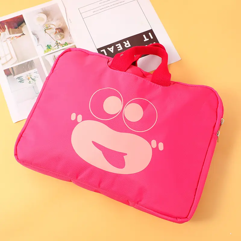 Cute lips laptop bag-pink