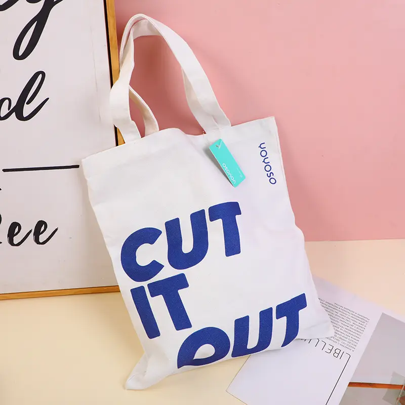 Simple letters shopping bag