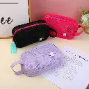 Holiday portable toiletries bag