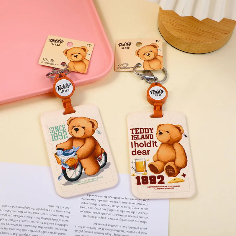 TEDDY ISLAND series classic card holder