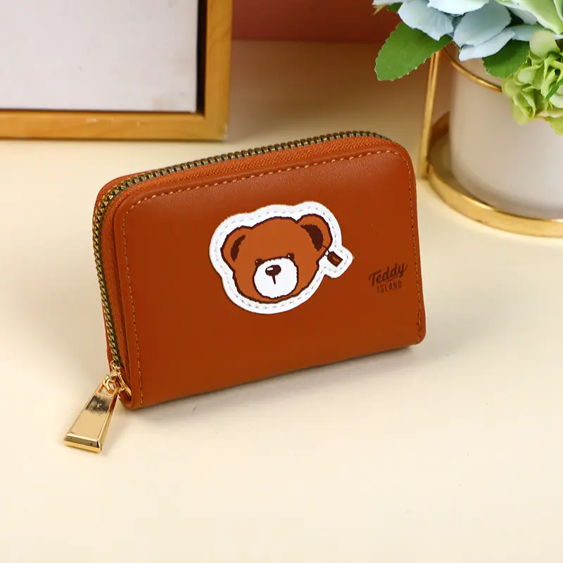 TEDDY ISLAND series women's wallet-brown