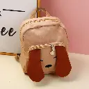 Children's backpack with big ears-brown