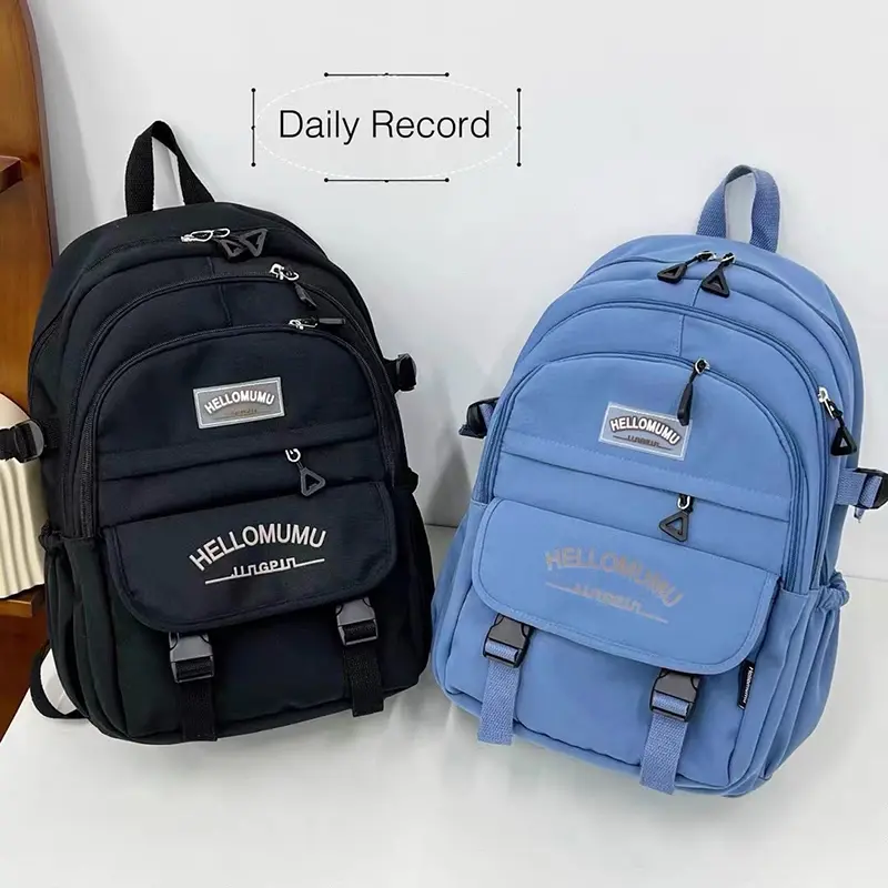 Simple portable men's backpack