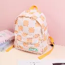 Biscuit series backpack-beige