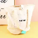 Simple japanese style canvas shoulder ba