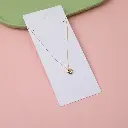 Engraved love pendant necklace