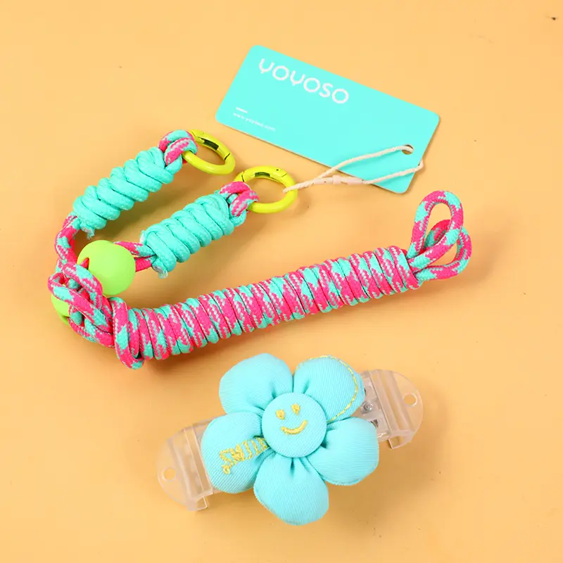 Rainbow smile flower crossbody phone lan