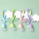 Small light bulb key chain-frog