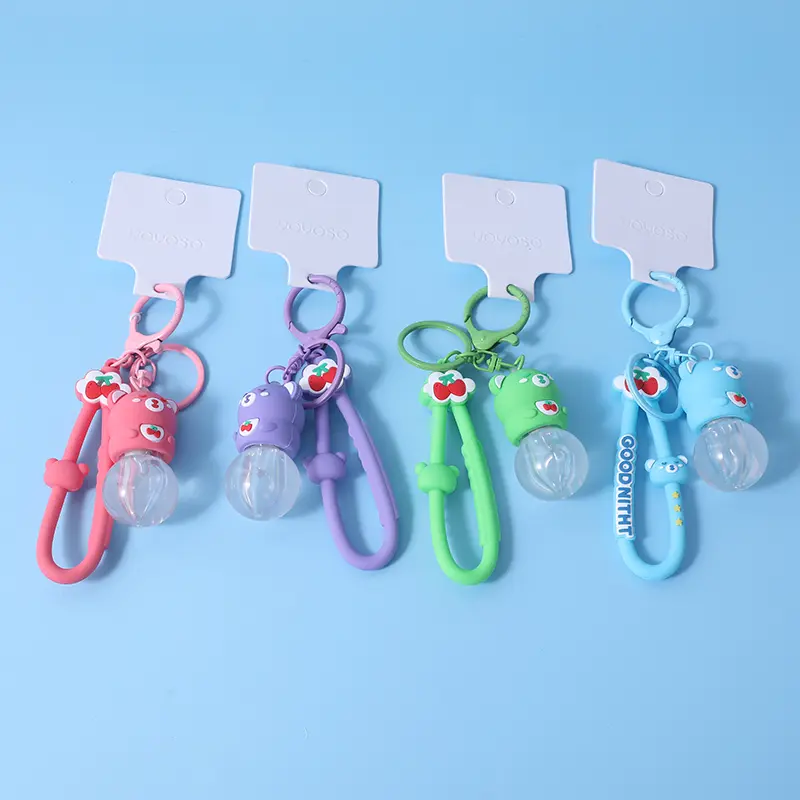 Small light bulb key chain-little bear