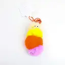 Sausage mouth insect plush key chain-001