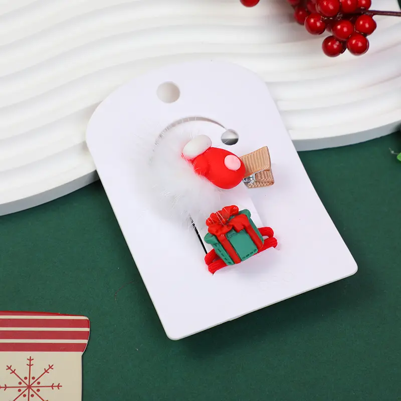 Santa claus hair accessories set-3