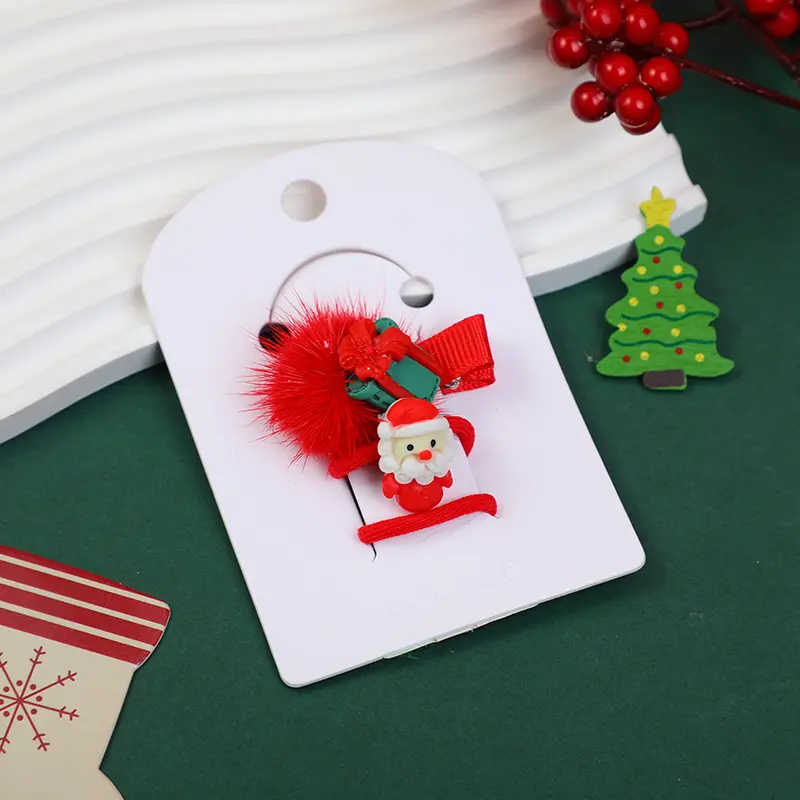 Santa claus hair accessories set-5