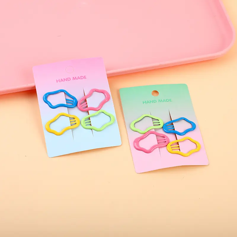 Colorful cloud BB clip-4pcs