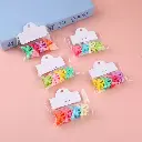 Bowknot acrylic children's hair claw cli