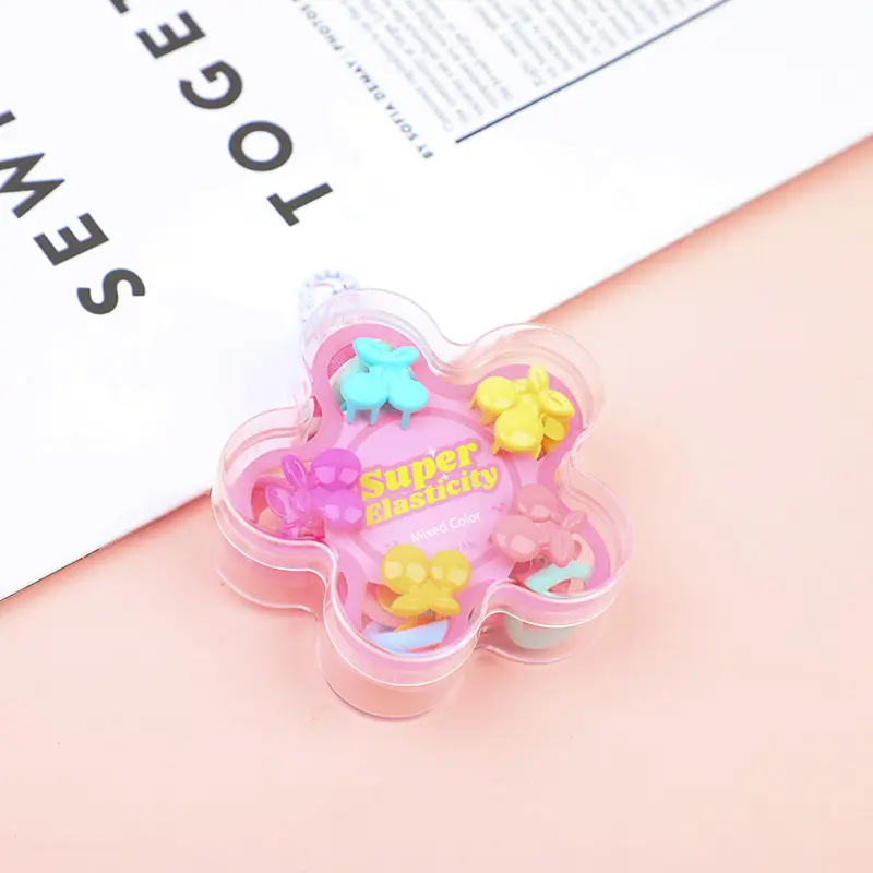 Cherry box terry hair tie and hair claw 