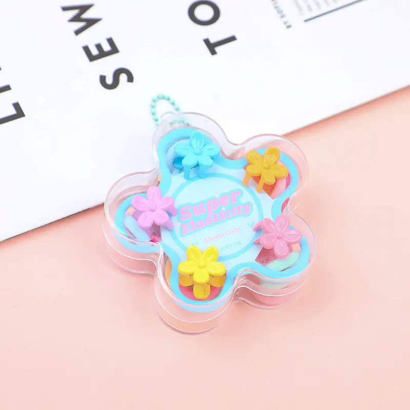 Cherry box terry hair tie and hair claw 