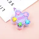 Crown box terry hair tie and hair claw c