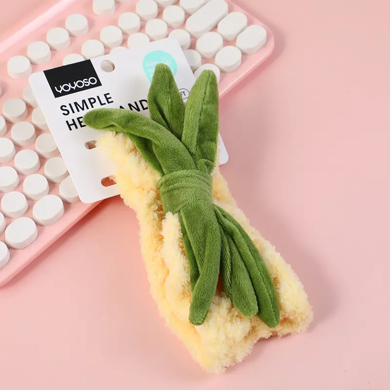 Scallion leaf headband