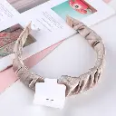 Simple pleated hair band