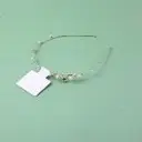 Fashion rhinestone pearl alloy hair band