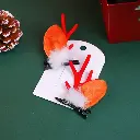 Christmas series fabric hair clip-3