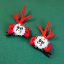 Christmas party 2pcs hair clip-3