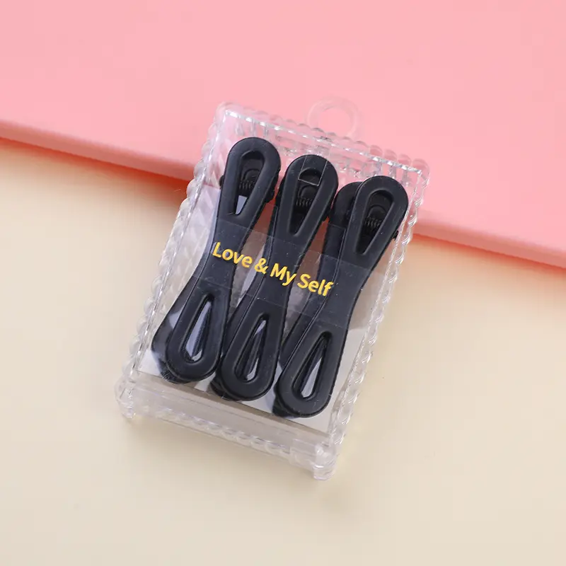 Boxed Bow Tie Crimp Clips 6PCS