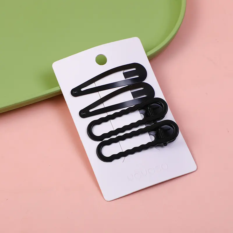 Teardrop Oval Clip Assortment - 4pcs