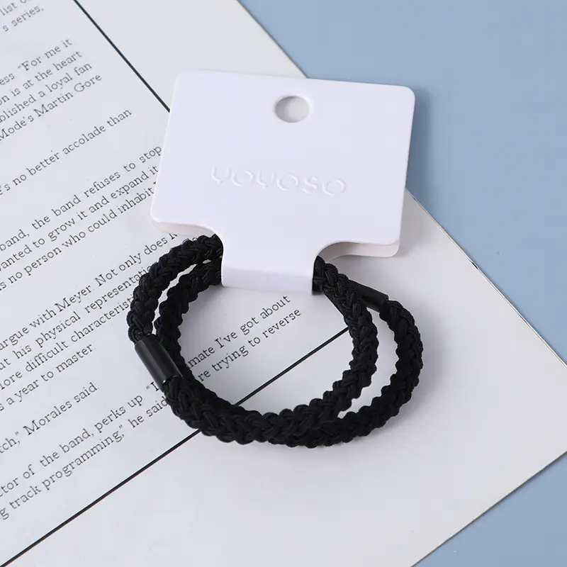 Four strands braid rubber band 2pcs