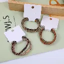 Mixed color twill rubber band 2pcs