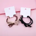 Bowknot regular hair tie-2PCS