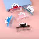 Gradient color square hair claw clip-11c