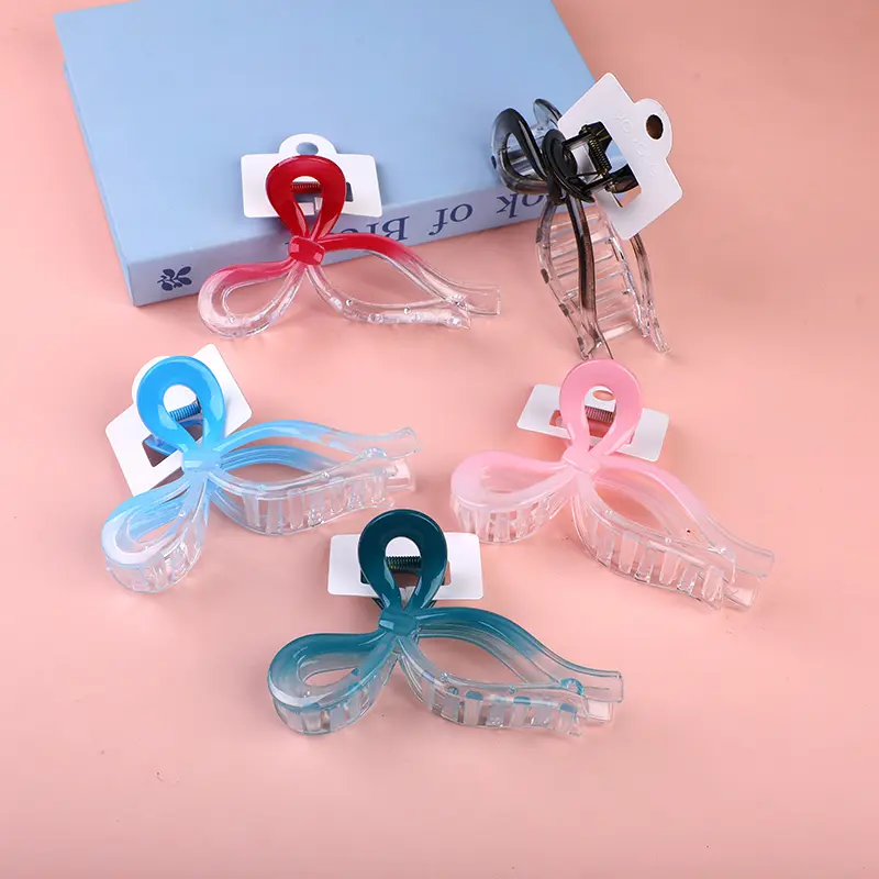 Gradient color lucky cloud hair claw cli