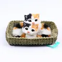 Simulation cute pet car decoration B ser